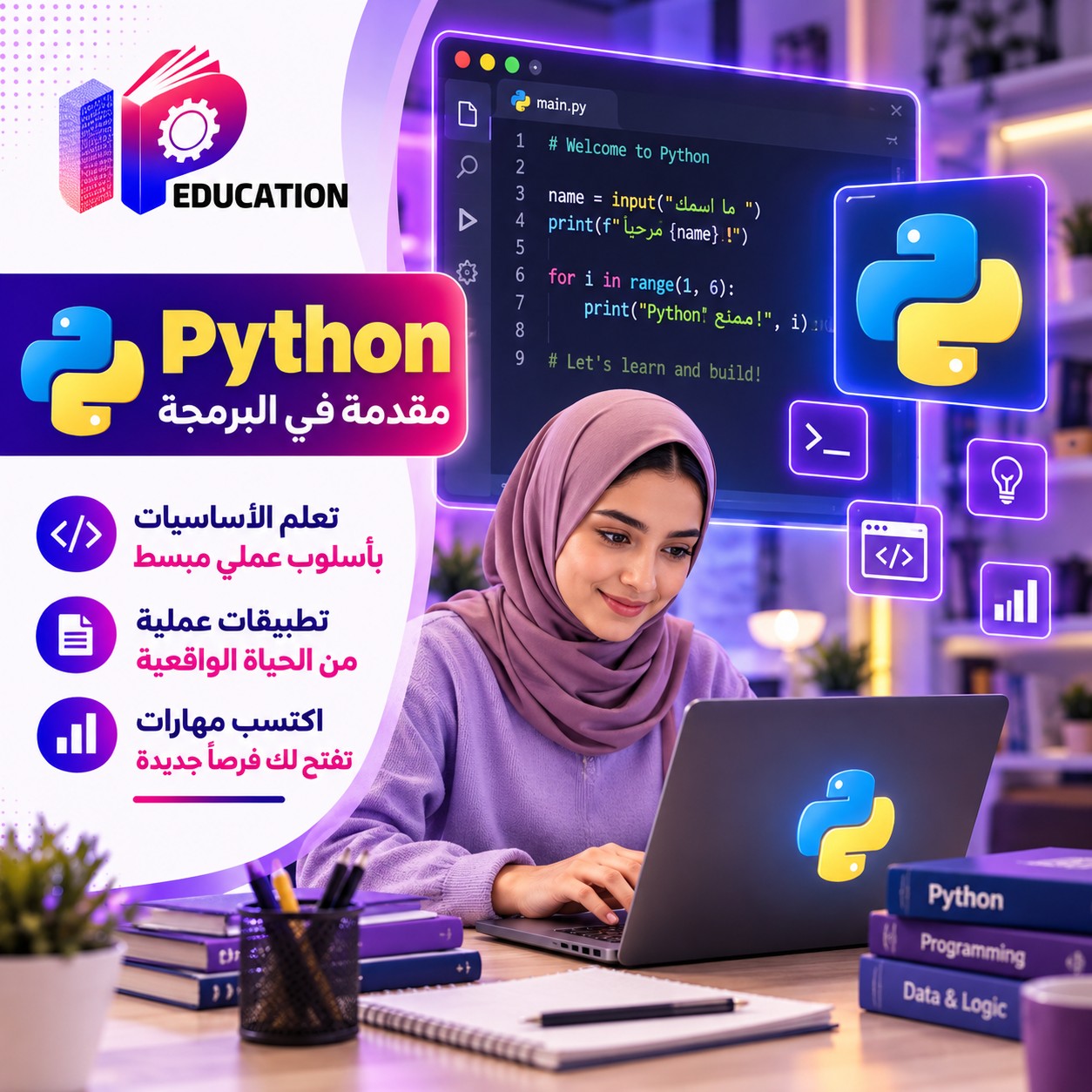 Foundation of Python for Robotics & ِAI - recorded course